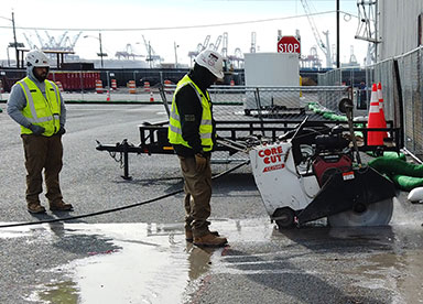 Concrete cutting contractors, concrete, asphalt joint cutting, basement floor, concrete coring, concrete construction in New jersey