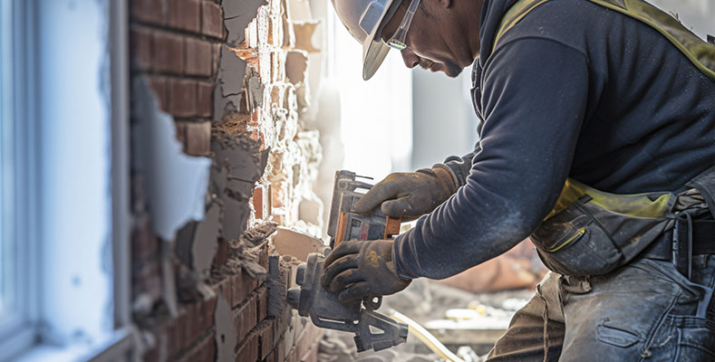 Our brick repointing, masonry restoration, brick joint repair, chimney, brick wall repair construction services in NJ