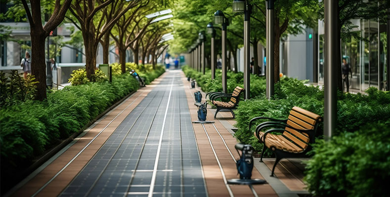 CU Structural Soil landscaping service for urban tree planting, street scapes, city parks, malls, streets. Commercial and residential properties in Millstone, NJ